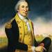 Portrait of George Washington before Nassau Hall